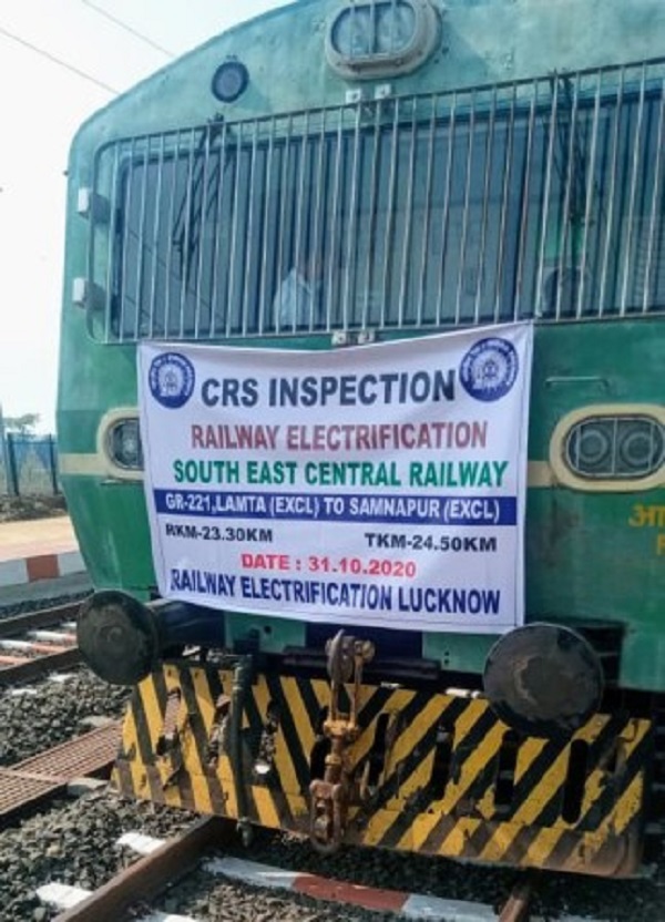 जबलपुर-गोंदिया होकर दक्षिण भारत का सफर अब हुआ आसान, सीआरएस की इंस्पेक्शन ट्रेन 117 किमी की स्पीड से दौड़ी