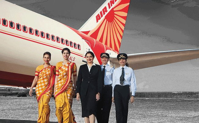 एयर इंडिया ने रचा इतिहास - सैन फ्रांसिस्को-बेंगलुरू नॉन-स्टॉप फ्लाइट में सभी पायलट महिलाएं