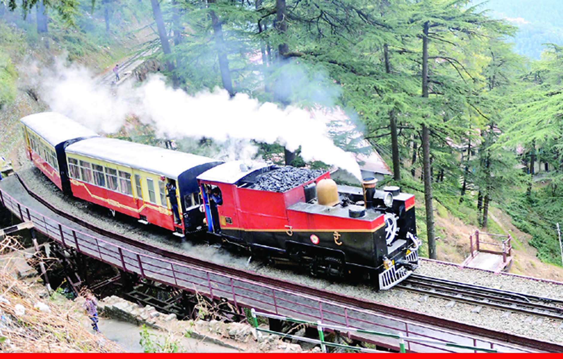 कालका-शिमला रेल ट्रैक पर 1 टिकट पर किसी भी ट्रेन में कर सकेंगे सफर