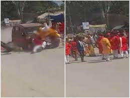 छत्तीसगढ़ के जशपुर में नशेडिय़ों ने दुर्गा झांकी निकाल रहे लोगों पर गांजे से भरी कार चढ़ाई, 4 की मौत, 20 घायल