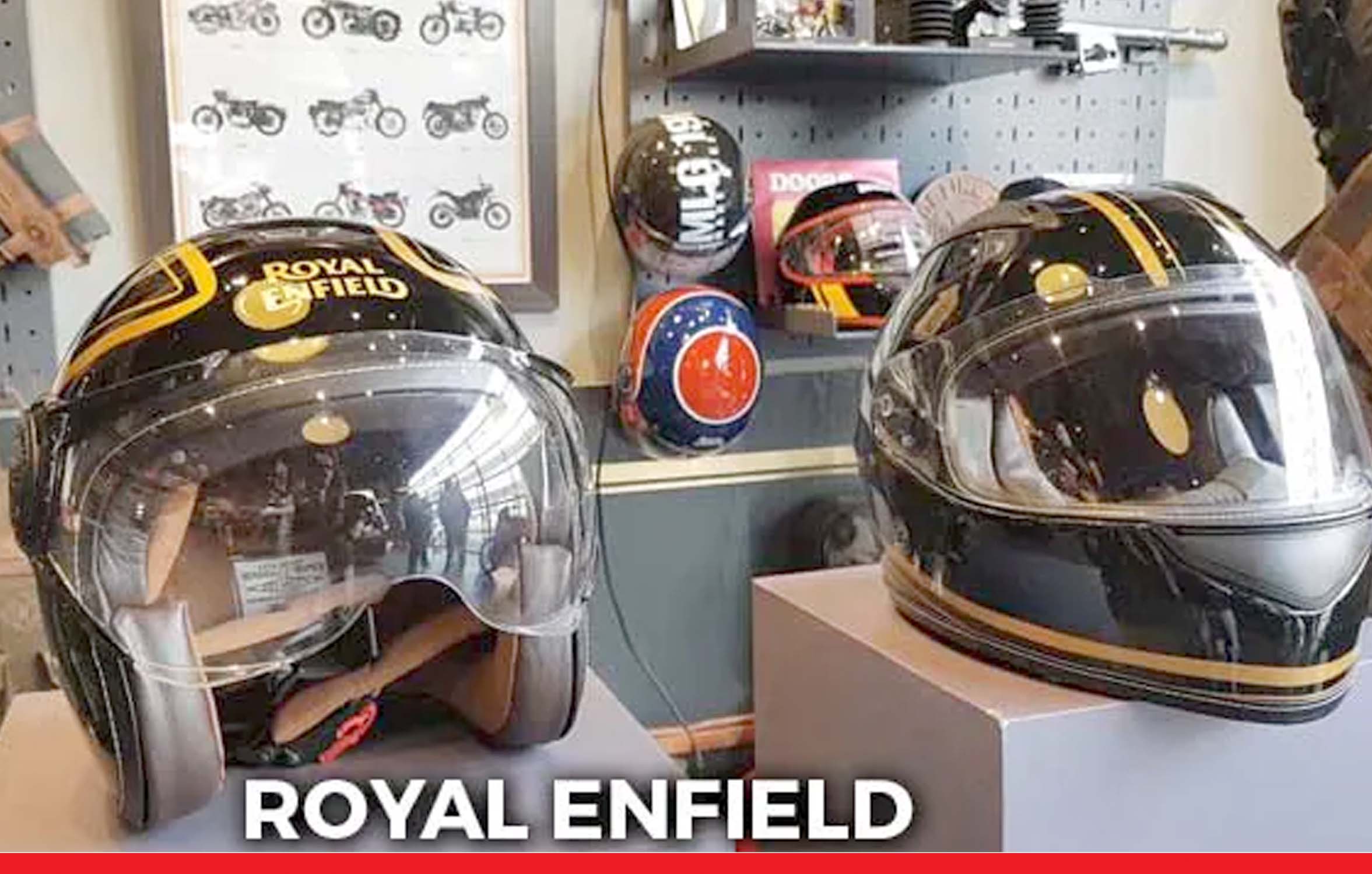 Royal Enfield ने 120वीं एनिवर्सरी पर लॉन्च किए 12 यूनिक हेलमेट