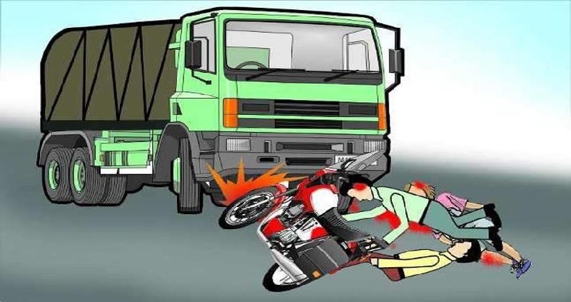 बिहार के सुपौल में दो बाइक टकराने से सड़क पर गिरे 6 लोग, ट्रक ने कुचला, तीन की मौत