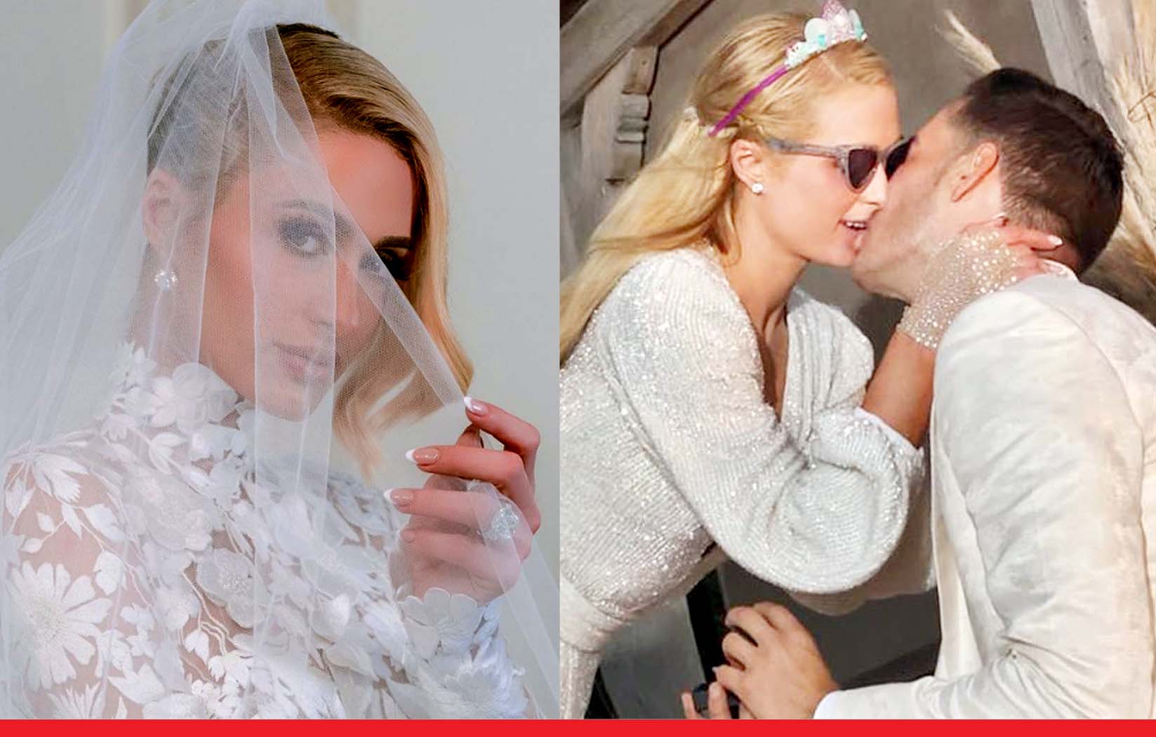 पेरिस हिल्टन ने ब्वॉयफ्रेंड के साथ की शादी, KISS करते हुए वीडियो किया शेयर