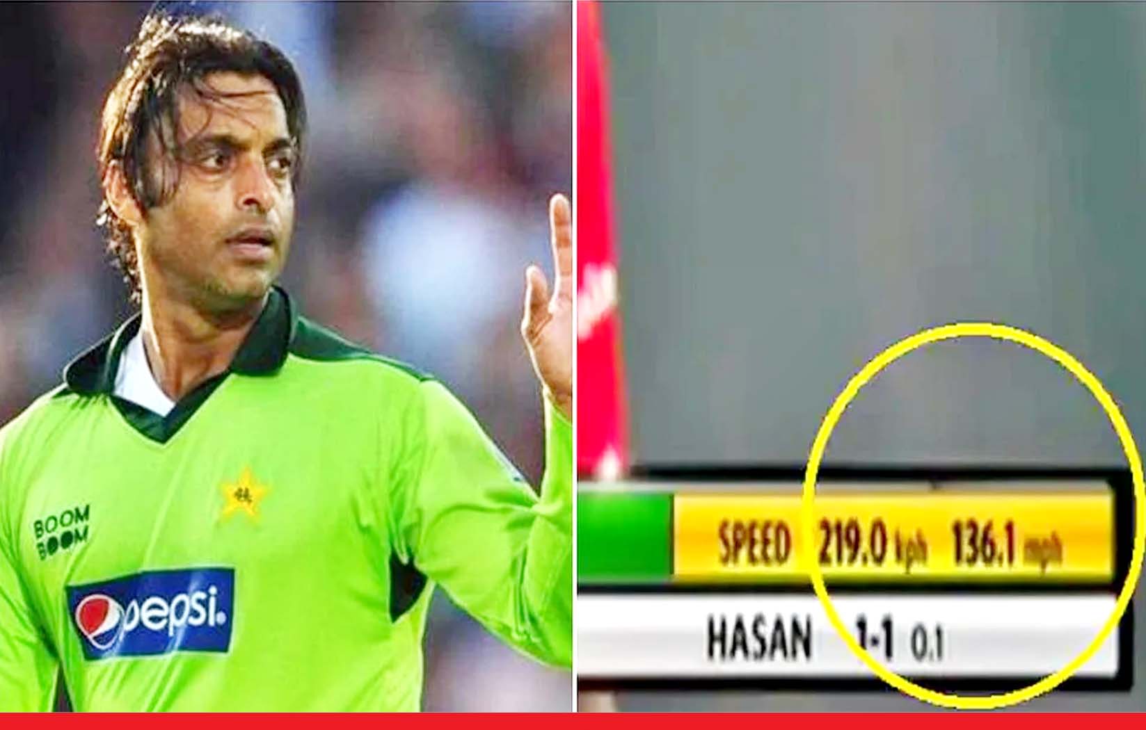 पाकिस्तान के गेंदबाज ने फेंकी 219 किमी. प्रति घंटे की रफ्तार से गेंद, टूटा शोएब अख्तर का रिकॉर्ड!