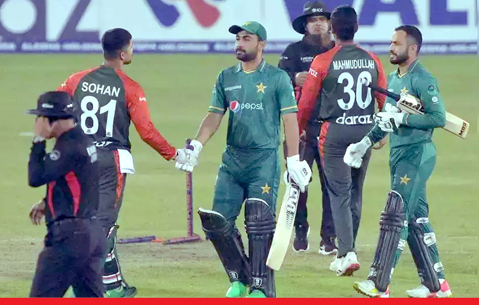 पाकिस्तान ने बांग्लादेश को अंतिम टी20 में 5 विकेट से हराकर सीरीज पर 3-0 से किया कब्जा