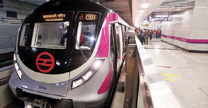 दिल्ली मेट्रो की एक और उपलब्धि, पिंक लाइन पर ड्राइवरलेस ट्रेन परिचालन की शुरुआत 